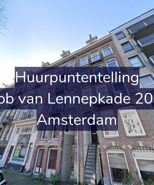 Foto gevel Huurpuntentelling voor Jacob van Lennepkade 207-2, Amsterdam