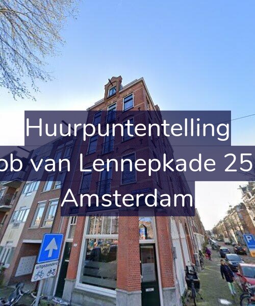 Foto gevel Huurpuntentelling voor Jacob van Lennepkade 255-1, Amsterdam