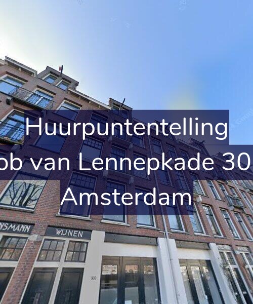Foto gevel Huurpuntentelling voor Jacob van Lennepkade 303-2, Amsterdam