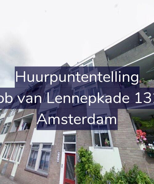 Foto gevel Huurpuntentelling voor Jacob van Lennepkade 132-A, Amsterdam