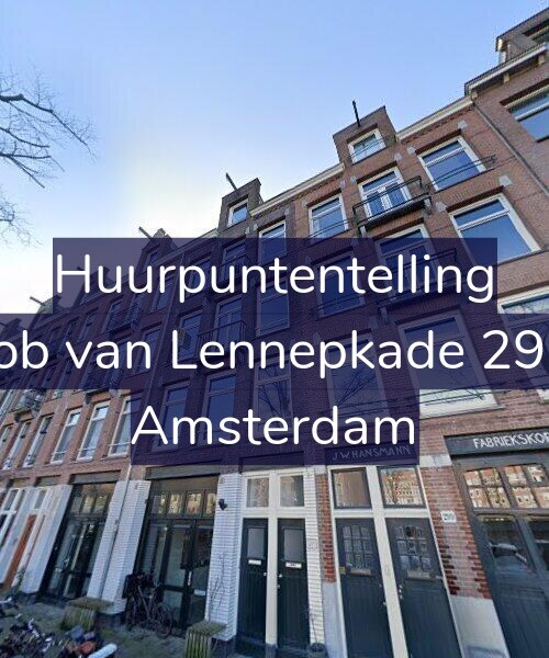 Foto gevel Huurpuntentelling voor Jacob van Lennepkade 297-1, Amsterdam