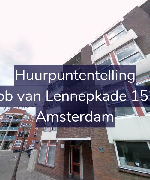 Foto gevel Huurpuntentelling voor Jacob van Lennepkade 152-B, Amsterdam