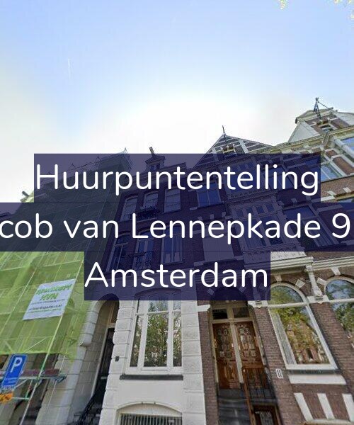 Foto gevel Huurpuntentelling voor Jacob van Lennepkade 9-2, Amsterdam