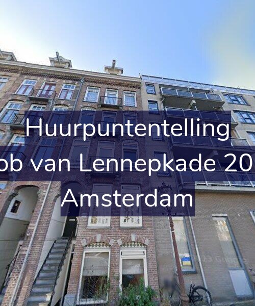 Foto gevel Huurpuntentelling voor Jacob van Lennepkade 209-1, Amsterdam