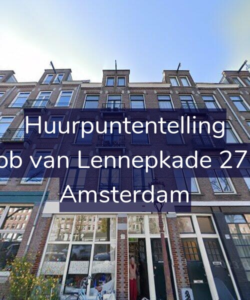Foto gevel Huurpuntentelling voor Jacob van Lennepkade 277-4, Amsterdam
