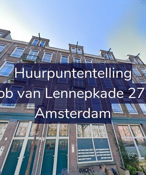 Foto gevel Huurpuntentelling voor Jacob van Lennepkade 271-E, Amsterdam