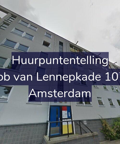 Foto gevel Huurpuntentelling voor Jacob van Lennepkade 107-G, Amsterdam