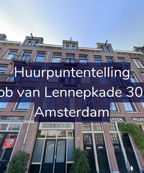 Foto gevel Huurpuntentelling voor Jacob van Lennepkade 309-1, Amsterdam