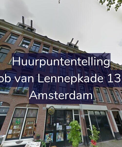 Foto gevel Huurpuntentelling voor Jacob van Lennepkade 137-3, Amsterdam
