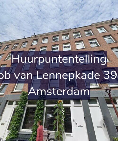 Foto gevel Huurpuntentelling voor Jacob van Lennepkade 392-2, Amsterdam