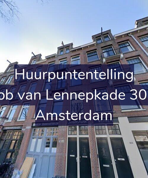Foto gevel Huurpuntentelling voor Jacob van Lennepkade 301-4, Amsterdam