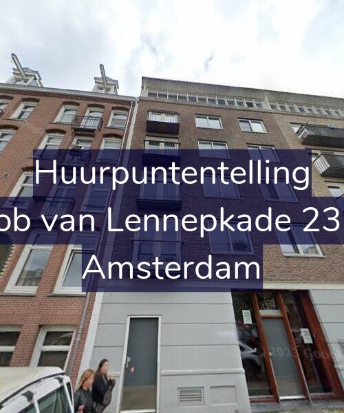 Foto gevel Huurpuntentelling voor Jacob van Lennepkade 239-E, Amsterdam