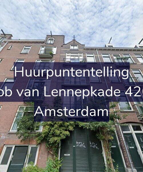 Foto gevel Huurpuntentelling voor Jacob van Lennepkade 420-B, Amsterdam