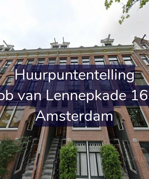 Foto gevel Huurpuntentelling voor Jacob van Lennepkade 167-3, Amsterdam