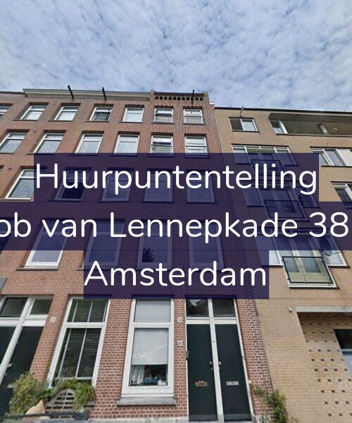 Foto gevel Huurpuntentelling voor Jacob van Lennepkade 384-3, Amsterdam