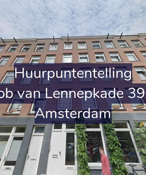 Foto gevel Huurpuntentelling voor Jacob van Lennepkade 394-1, Amsterdam