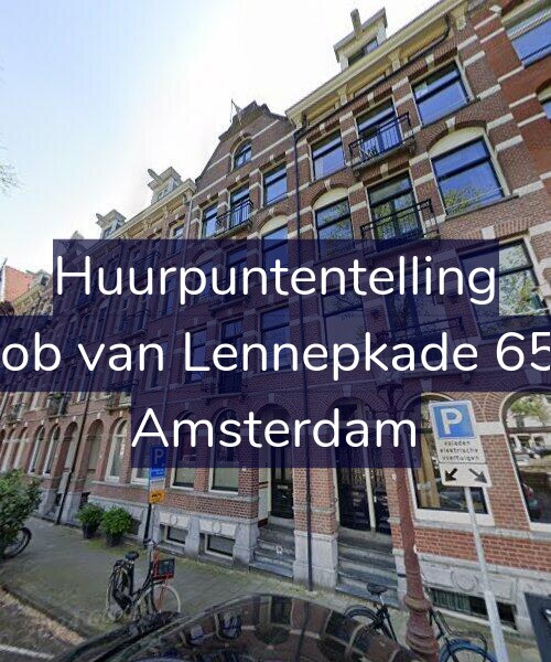 Foto gevel Huurpuntentelling voor Jacob van Lennepkade 65-H, Amsterdam