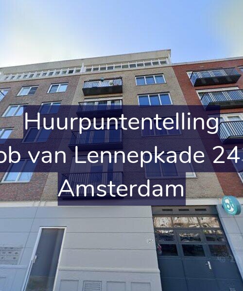 Foto gevel Huurpuntentelling voor Jacob van Lennepkade 243-B, Amsterdam