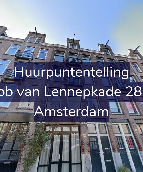 Foto gevel Huurpuntentelling voor Jacob van Lennepkade 289-2, Amsterdam