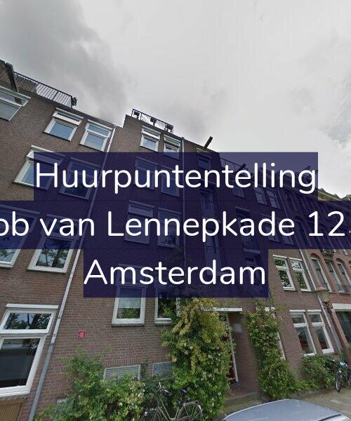 Foto gevel Huurpuntentelling voor Jacob van Lennepkade 125-A, Amsterdam