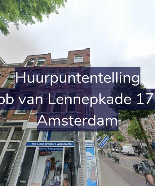 Foto gevel Huurpuntentelling voor Jacob van Lennepkade 179-1, Amsterdam