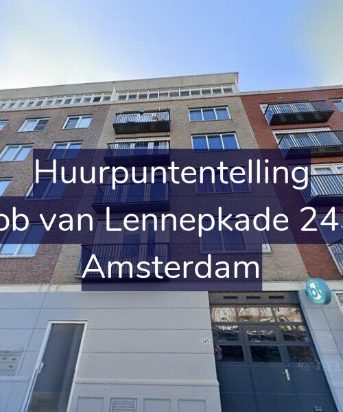 Foto gevel Huurpuntentelling voor Jacob van Lennepkade 243-C, Amsterdam
