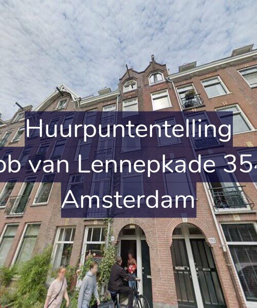 Foto gevel Huurpuntentelling voor Jacob van Lennepkade 354-H, Amsterdam