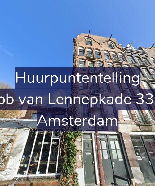 Foto gevel Huurpuntentelling voor Jacob van Lennepkade 332-1, Amsterdam