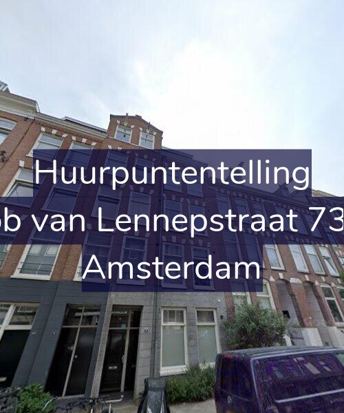 Foto gevel Huurpuntentelling voor Jacob van Lennepstraat 73-1V, Amsterdam
