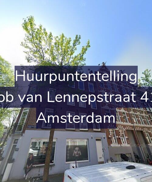Foto gevel Huurpuntentelling voor Jacob van Lennepstraat 41-A, Amsterdam