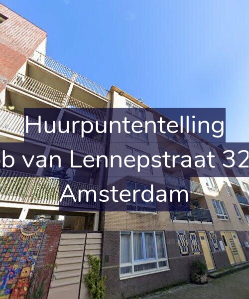 Foto gevel Huurpuntentelling voor Jacob van Lennepstraat 324-A, Amsterdam