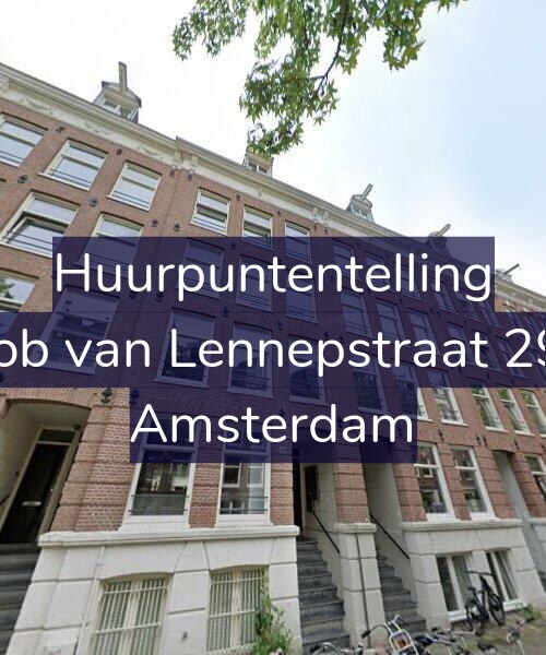 Foto gevel Huurpuntentelling voor Jacob van Lennepstraat 29-A, Amsterdam