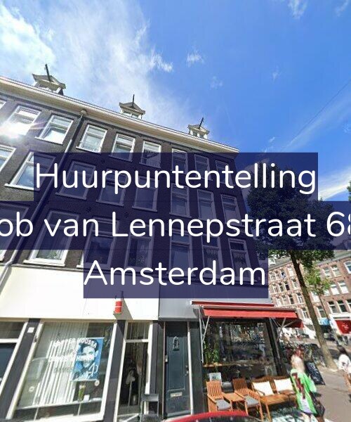 Foto gevel Huurpuntentelling voor Jacob van Lennepstraat 68-1, Amsterdam