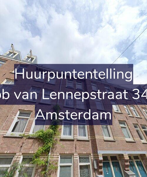 Foto gevel Huurpuntentelling voor Jacob van Lennepstraat 340-3, Amsterdam