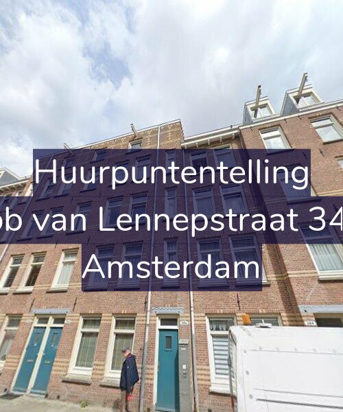 Foto gevel Huurpuntentelling voor Jacob van Lennepstraat 346-1, Amsterdam