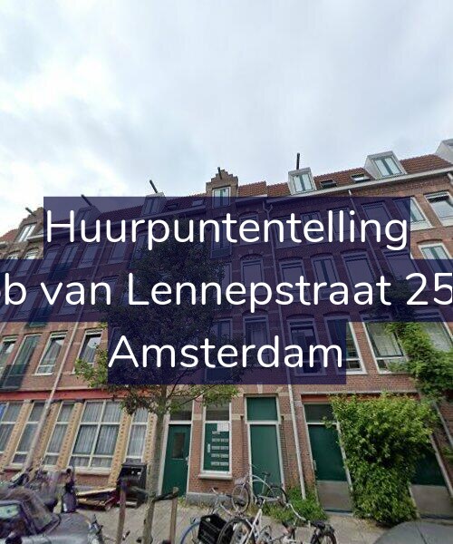 Foto gevel Huurpuntentelling voor Jacob van Lennepstraat 252-A, Amsterdam