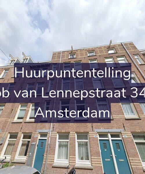 Foto gevel Huurpuntentelling voor Jacob van Lennepstraat 348-1, Amsterdam