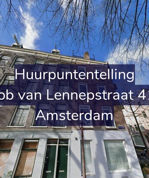 Foto gevel Huurpuntentelling voor Jacob van Lennepstraat 41-B, Amsterdam