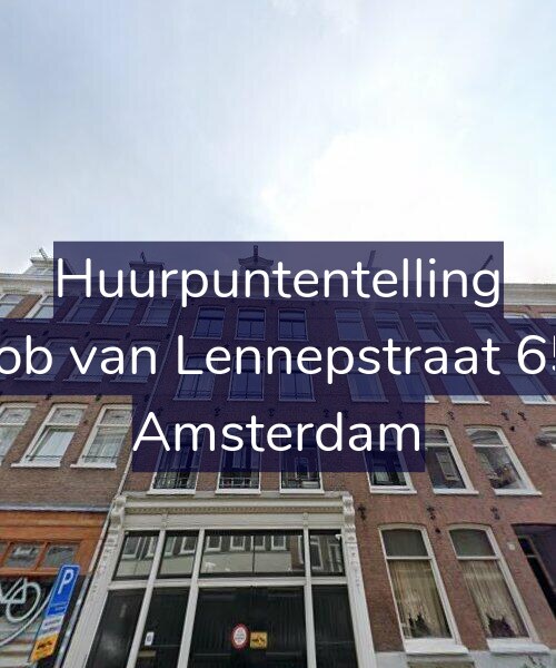 Foto gevel Huurpuntentelling voor Jacob van Lennepstraat 65-2, Amsterdam