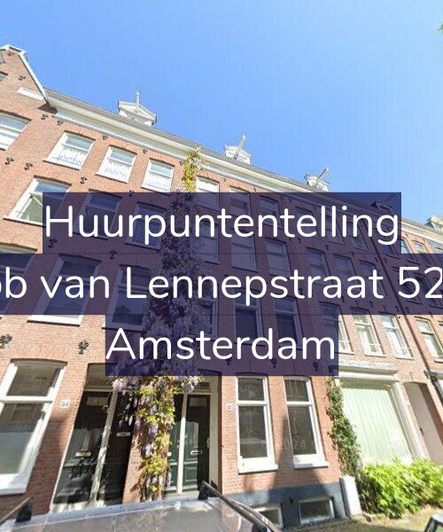 Foto gevel Huurpuntentelling voor Jacob van Lennepstraat 52-2V, Amsterdam