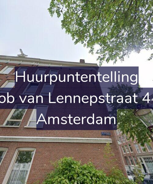 Foto gevel Huurpuntentelling voor Jacob van Lennepstraat 44-3, Amsterdam