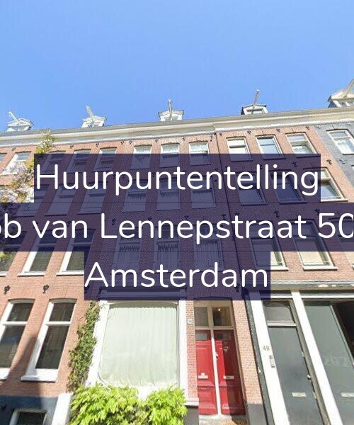 Foto gevel Huurpuntentelling voor Jacob van Lennepstraat 50-3V, Amsterdam