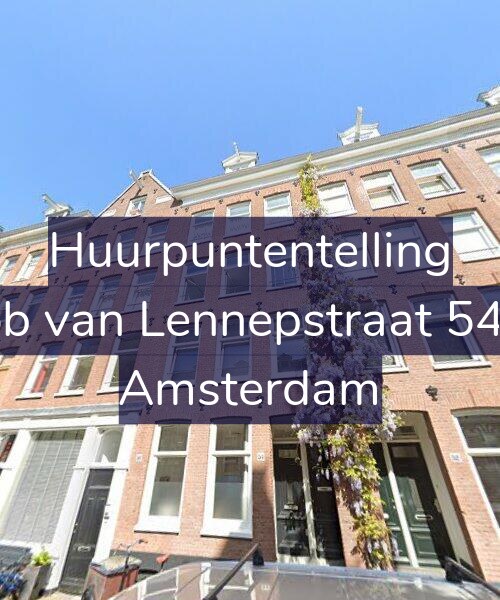 Foto gevel Huurpuntentelling voor Jacob van Lennepstraat 54-1A, Amsterdam