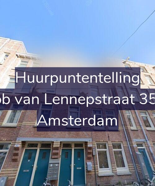Foto gevel Huurpuntentelling voor Jacob van Lennepstraat 350-1, Amsterdam