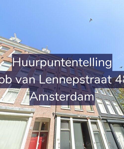 Foto gevel Huurpuntentelling voor Jacob van Lennepstraat 48-3, Amsterdam