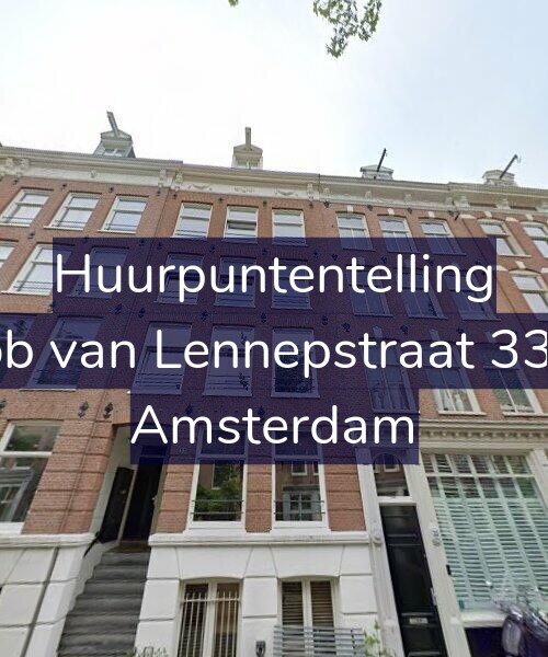 Foto gevel Huurpuntentelling voor Jacob van Lennepstraat 33-3V, Amsterdam