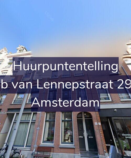Foto gevel Huurpuntentelling voor Jacob van Lennepstraat 290-A, Amsterdam