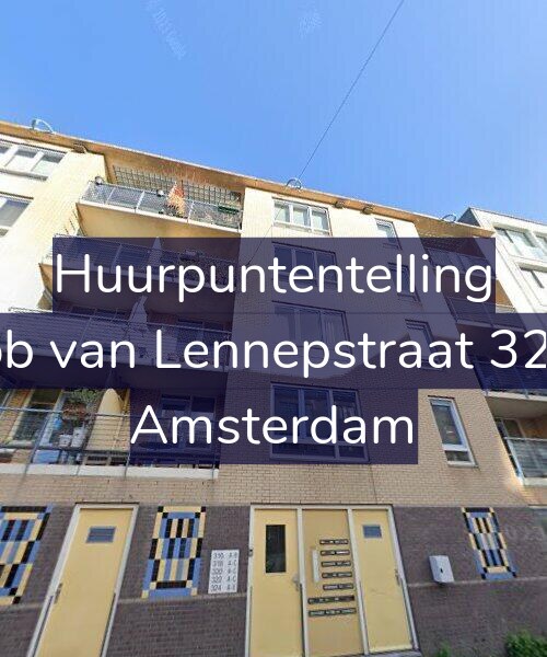 Foto gevel Huurpuntentelling voor Jacob van Lennepstraat 320-B, Amsterdam