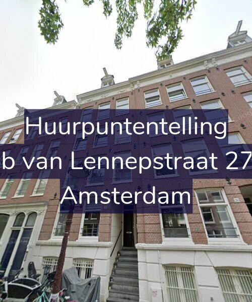Foto gevel Huurpuntentelling voor Jacob van Lennepstraat 27-1A, Amsterdam