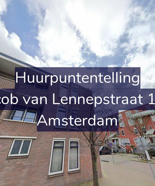 Foto gevel Huurpuntentelling voor Jacob van Lennepstraat 141, Amsterdam